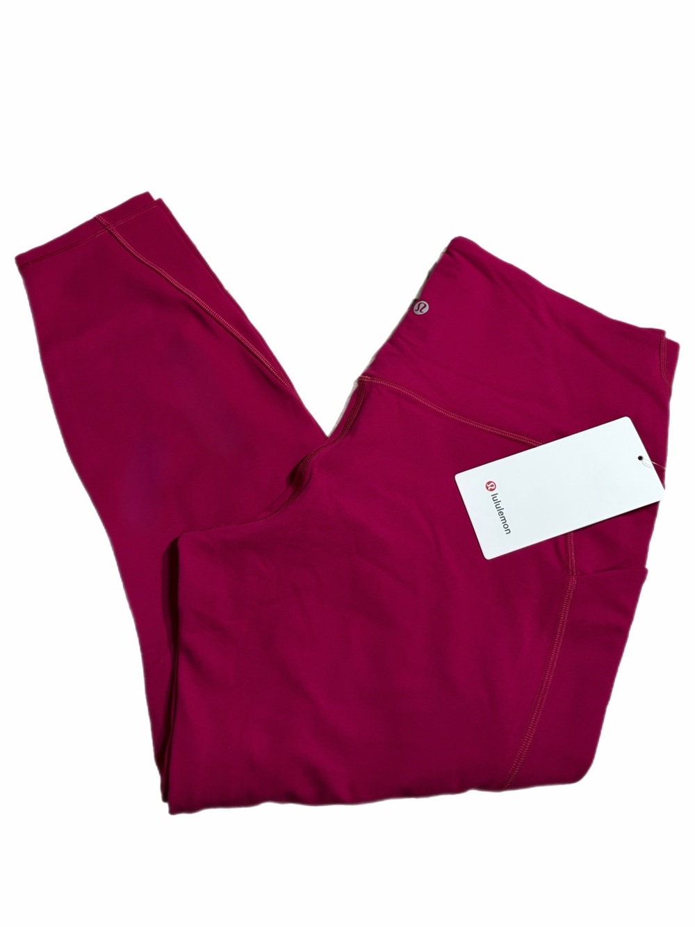 NWT Lululemon Align High-Rise Pant Pockets 25” *Double Lined (Berry Rumble) 12